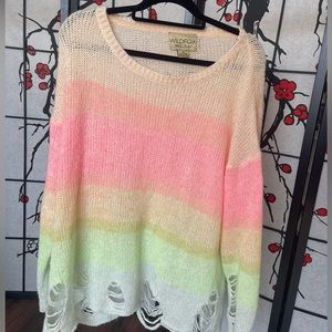 Wildfox Rainbow Sweater